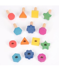SET TORNILLOS Y TUERCAS MADERA