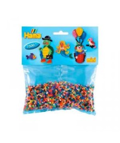 HAMA MINI BOLSA 7500 PERLAS COLORES SURTIDOS