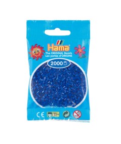 HAMA MINI BOLSA 2000 PERLAS AZUL OSCURO