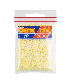 HAMA MINI BOLSA 2000 PERLAS CREMA