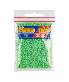HAMA MINI BOLSA 2000 PERLAS VERDE PASTEL