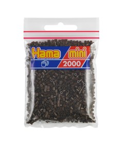 HAMA MINI BOLSA 2000 PERLAS MARRON OSCURO