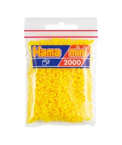 HAMA MINI BOLSA 2000 PERLAS AMARILLO