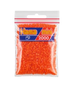 HAMA MINI BOLSA 2000 PERLAS NARANJA