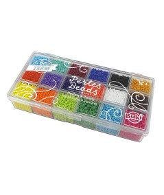 SET ABALORIOS OPACOS 18 COLORES