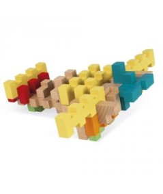 SET CONSTRUCCION MADERA 100 PIEZAS