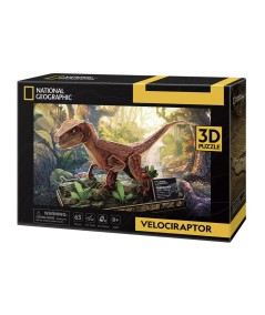 PUZZLE 3D VELOCIRAPTOR NATIONAL GEOGRAPHIC