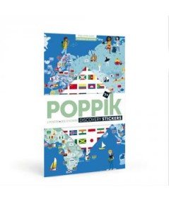 POSTER DISCOVERY BANDERAS DEL MUNDO POPPIK