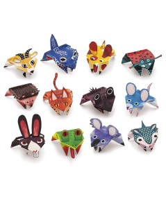 JUMPING ORIGAMI ANIMALES SALTARINES