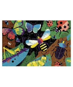 PUZZLE INSECTOS 100 PIEZAS BRILLA OSCURIDAD