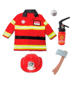 Disfraz de bombero 5-6 años