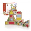 Construcción bloques Junior arco iris 20 piezas