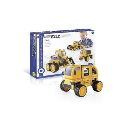 Construcción Power Clix vehículos (55 piezas)