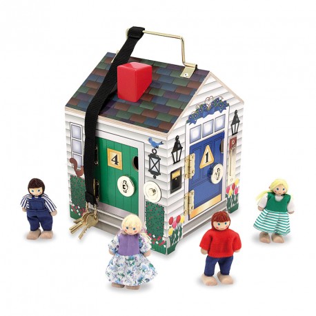 Casita con cerradura y llaves