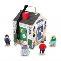 Casita con cerradura y llaves