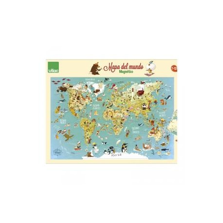 Mapa mundo magnético