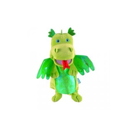 Marioneta dragón verde